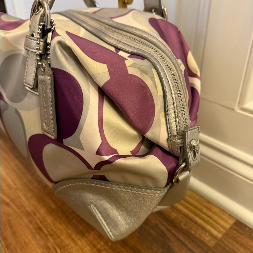 Coach Optic Scarf Print Carry-All - Picture 5 of 12